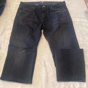 7 For All Mankind black jeans